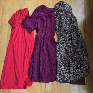 Fall dresses-  3 Junior's XL dresses Various brands
